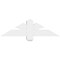 Ekena Millwork Redmond Architectural Grade PVC Gable Bracket, 36"W x 10 1/2"H x 4"D x 4"F, 7/12 Pitch GBP036X11X0404RED00 - alternate 4
